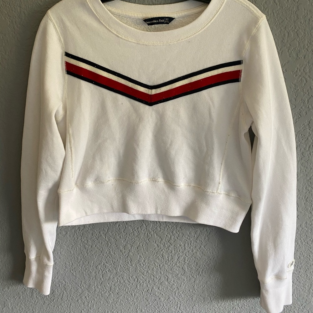 Pull over cropped crew neck